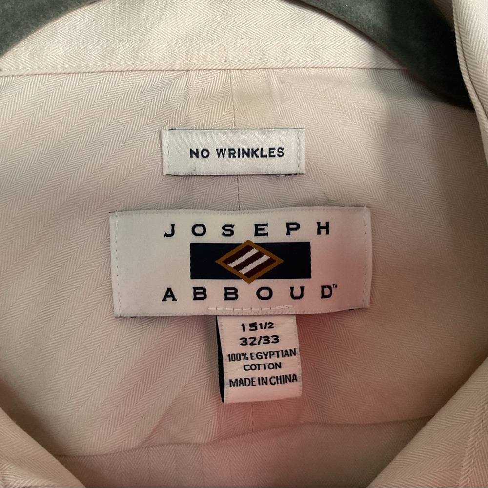 Joseph Abboud Men's Long-Sleeve Dress Shirt in Light Tan - Picture 2 of 8